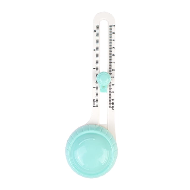Abbracc Circle Cutter Round Cutter Paper Portable Circle Paper Cutter for Craft Supplies Green