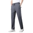 thumbnail image 2 of Men's Casual Stretch Pants with Technology and Comfortable Elastic Drawstring Waist for Everyday Wear, 2 of 6