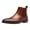 Brown, variant on Santimon Genuine Leather Chelsea Boots Casual Ankle Boots Classic Men Oxford Boots Brown US 12