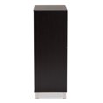thumbnail image 4 of Baxton Studio Ernest Dark Brown Finished Wood 2-Door Shoe Storage Cabinet, 4 of 10