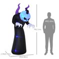 thumbnail image 3 of Outsunny 7' Inflatable Halloween Ghost w/ Horns Yard Decor Waterproof, 3 of 10