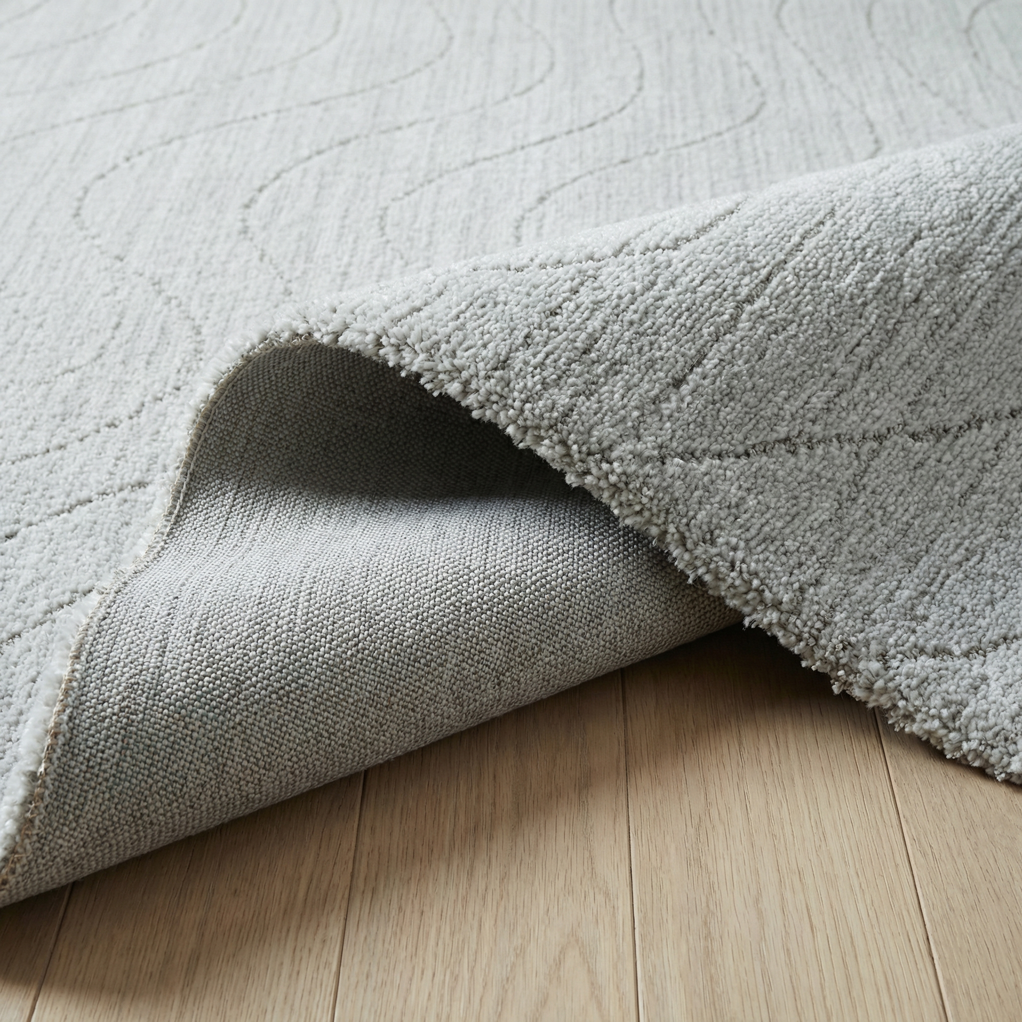 Tapis d'interieur abstrait Rug Branch Casa, gris, moderne - Salon, chambre, salle a manger et cuisine