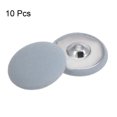 thumbnail image 3 of Unique Bargains 10pcs 48L Fabric Cloth Covered Button 30mm Round Metal Shank Sewing Buttons for Suits Dress Blouses, Light Blue, 3 of 5