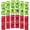 Green and red, variant on 24PCS Football Pinnies Quick Drying Soccer Jerseys Youth Scrimmage Basketball Team Training Numbered Bibs Practice Vest