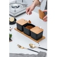 thumbnail image 4 of Bruntmor Blue 3 Pc Canister Set | Food Storage, Coffee, Sugar, Tea, Spice Jars, 4 of 8