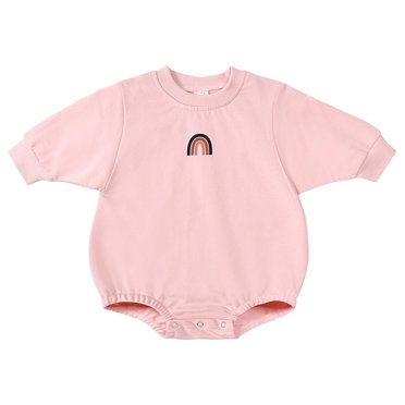IROINID Rabais Cache-Couche pour Bébé à Manches Longues Printemps Bébés Filles Garçons Mignon Barboteuse Bouton Chandail Combinaisons, Café