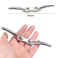 thumbnail image 2 of 2.5 Inch 316 Stainless Steel Marine Boat Flagpole Cleat Hook with Screws, 2 of 8