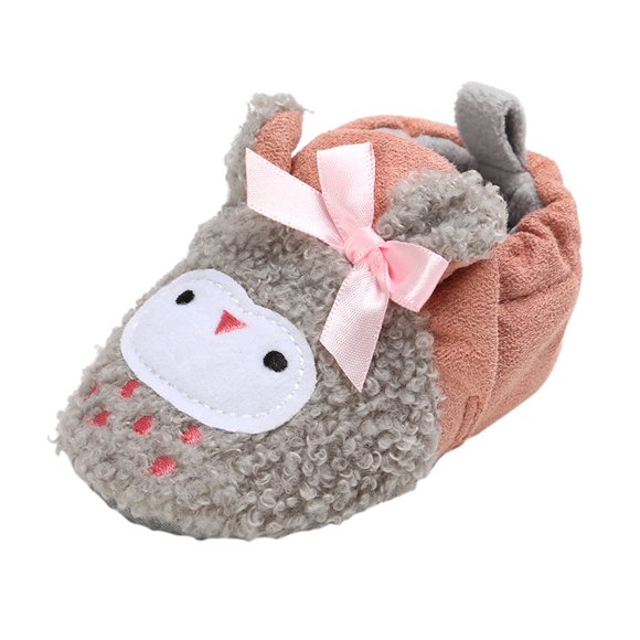 EDFBUYKRS Chaussures Bébé Dessin Animé Bottes Chaudes Doublées de Velours Mode Non Respirantes Chaussures Tout-Petit Bottes Bottes