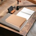 thumbnail image 4 of MOVTOTOP Diyeah Kraft Paper Binder Shell - A5 20 Ring Binder Cover Refillable Notebook Shell Loose Leaf Organizer Binder Cover With Magnetic Buckle Closure, 4 of 7