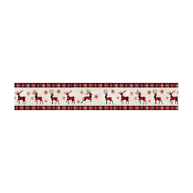 Red and Black Christmas Decorations Christmas Home Decoration Supplies Cloth Tablecloths Creative Christmas Tablecloths Black and Red Christmas Decorations