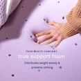 thumbnail image 2 of ViscoSoft 3 Inch Charcoal Memory Foam Mattress Topper Twin - Select High Density Ventilated Mattress Pad, 2 of 2