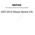 thumbnail image 2 of Kugel Rear Wheel Bearing Hub Assembly 70-512383 for Car 2007-2012 Nissan Sentra 2.5L, 2 of 11