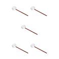 thumbnail image 3 of maskred Cooking Ladle Cooking Sauce Gravy Spoon Sauce Restaurant Punch Egg Soup for Red 252x62mm 5Set, 3 of 6
