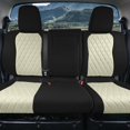 thumbnail image 4 of FH Group Custom Fit Neoprene Car Seat Covers for 2022-2024 Nissan Frontier Beige Rear, 4 of 5