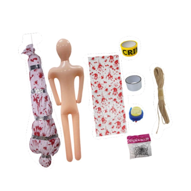 GUOOL Mannequin Gonflable d'Halloween Bricolage Décorations d'Halloween pour Jardin de Festival Style A