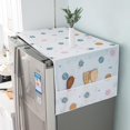 thumbnail image 1 of Feltree Washing Machine Cover-proof and Oil-proof Dryer Top Cloth with Side Storage Bag Cotton Linen Kitchen Refrigerator Appliance Protection Cover, 1 of 7