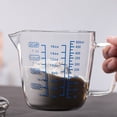 thumbnail image 2 of 1PC Home Measuring Glass with Glass Lid Heat-resistant Glass Measuring Cup, 2 of 6
