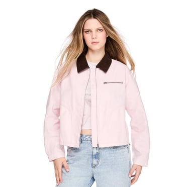No Boundaries Women's Boxy Oversized Barn Jacket