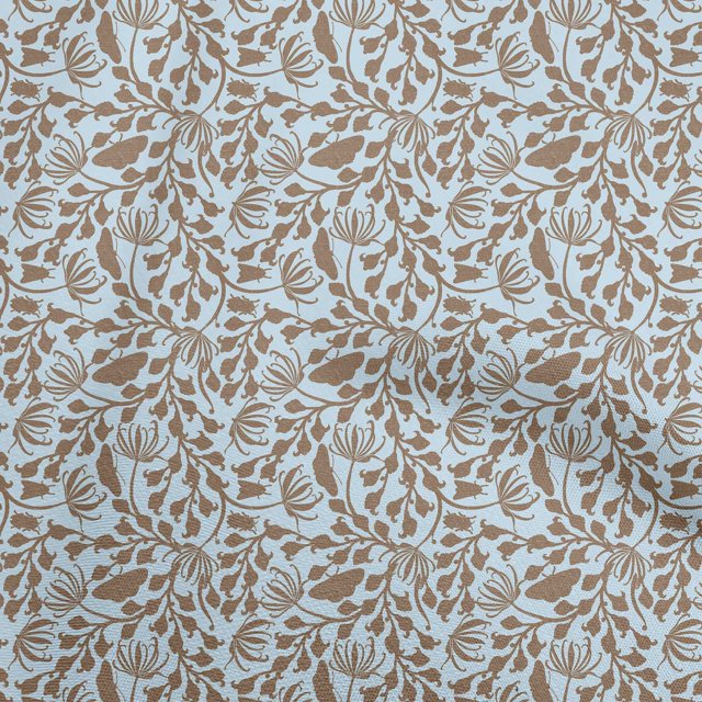 oneOone Cotton Poplin Brown Fabric Asian Block Print Sewing Craft Projects Fabric Prints By Yard 56 Inch Wide