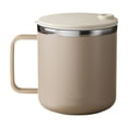 thumbnail image 2 of Fwttom Home Decor Flat Cover 304 Stainless Steel Mug 400 ml Insulated Coffee Mug with Handle and Lid Double Wall Stainless Steel Vacuum Thermal Coffee Mug, 2 of 6