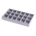 thumbnail image 2 of Milaget Velvet Jewelry Display Tray Earrings Bracelets Storage Organizer 18 Grids, 2 of 9