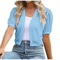 thumbnail image 2 of Styesk Cardigan pour Femmes Cardigan à Manches Bouffantes pour Femmes Cardigan Transparent Châle, 2 of 6