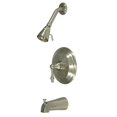 thumbnail image 2 of Kingston Brass KB3638AL Pressure Balance Tub & Shower Faucet - Satin Nickel, 2 of 2