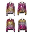thumbnail image 5 of Veste à Paillettes pour Femmes à Manches Longues avec Fermeture Éclair Frontale et Poignets Côtelés, 5 of 5
