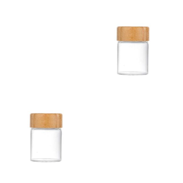 mmirethe Glass Spice Jars Various Size To Choose For Sealing And Moisture-proof Storage Spice Organizer 47*60 60ml 2Set