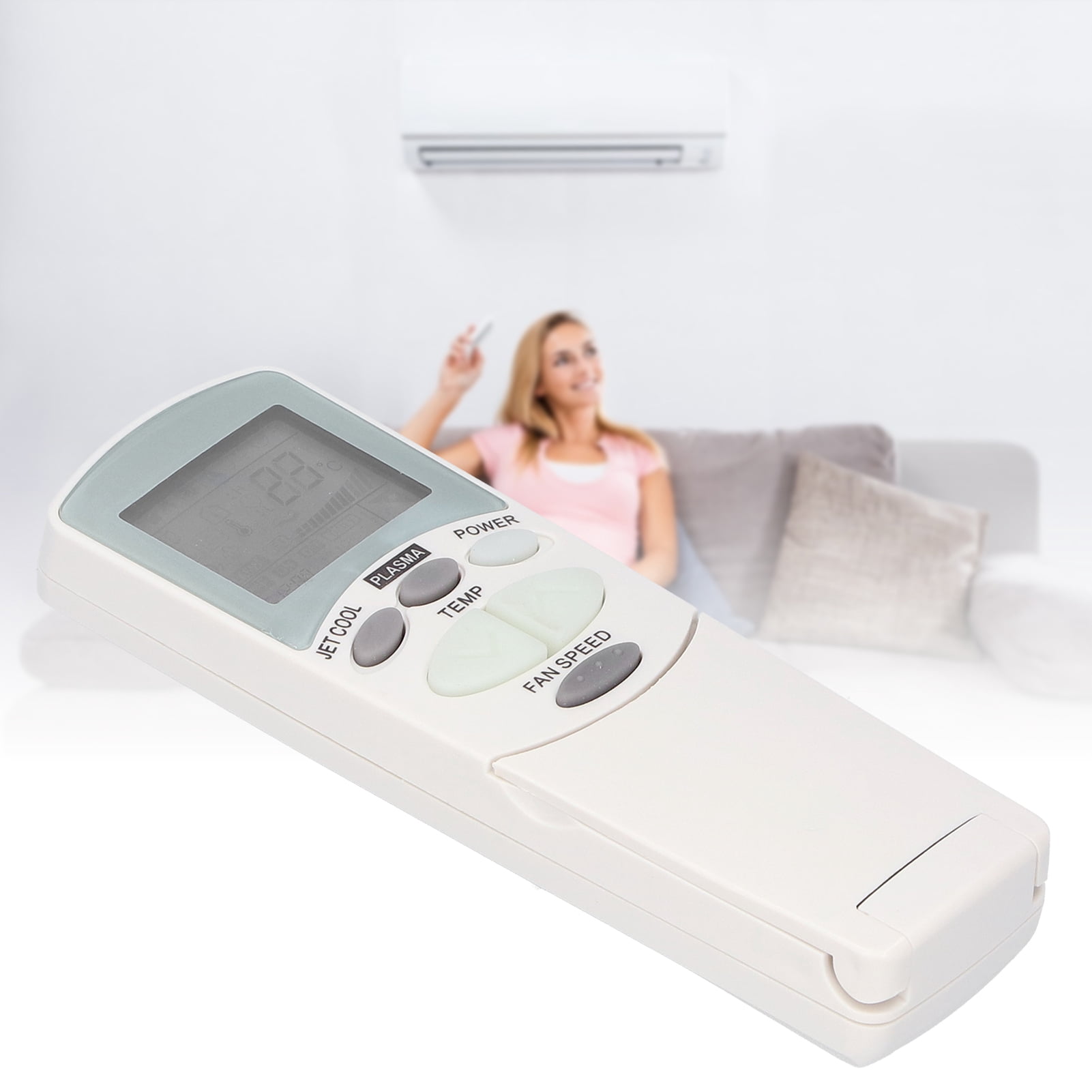 Remote Controller, Skillful Portable Sensitive Practical Air Conditioner Controller ABS  for  AKB72955307