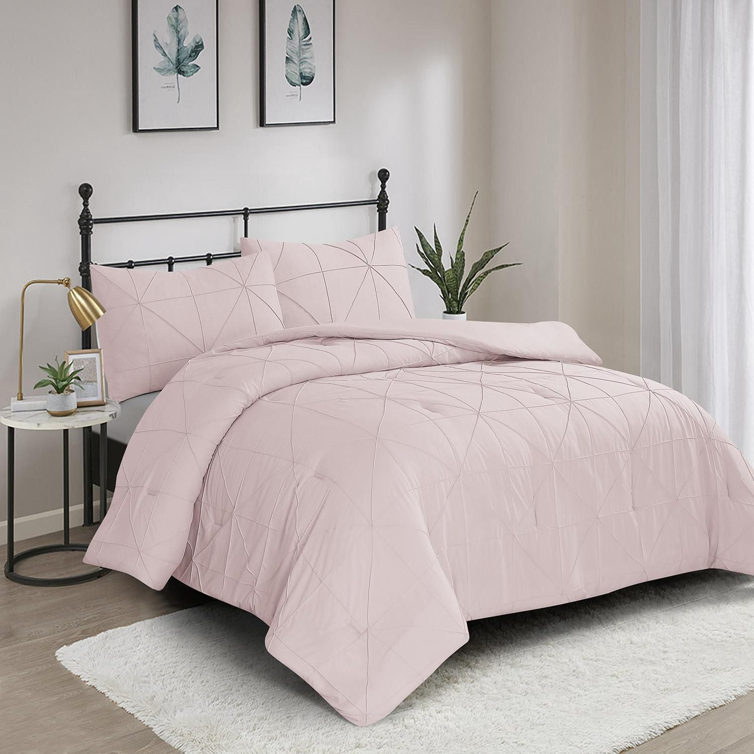 3 Pieces Hartford Pintuck Comforter Set