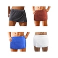 thumbnail image 2 of mmirethe Wearable Shower Wrap Short Pants Adjustable And Soft For Comfortable Bath Time Men Bath Towel White, 2 of 6