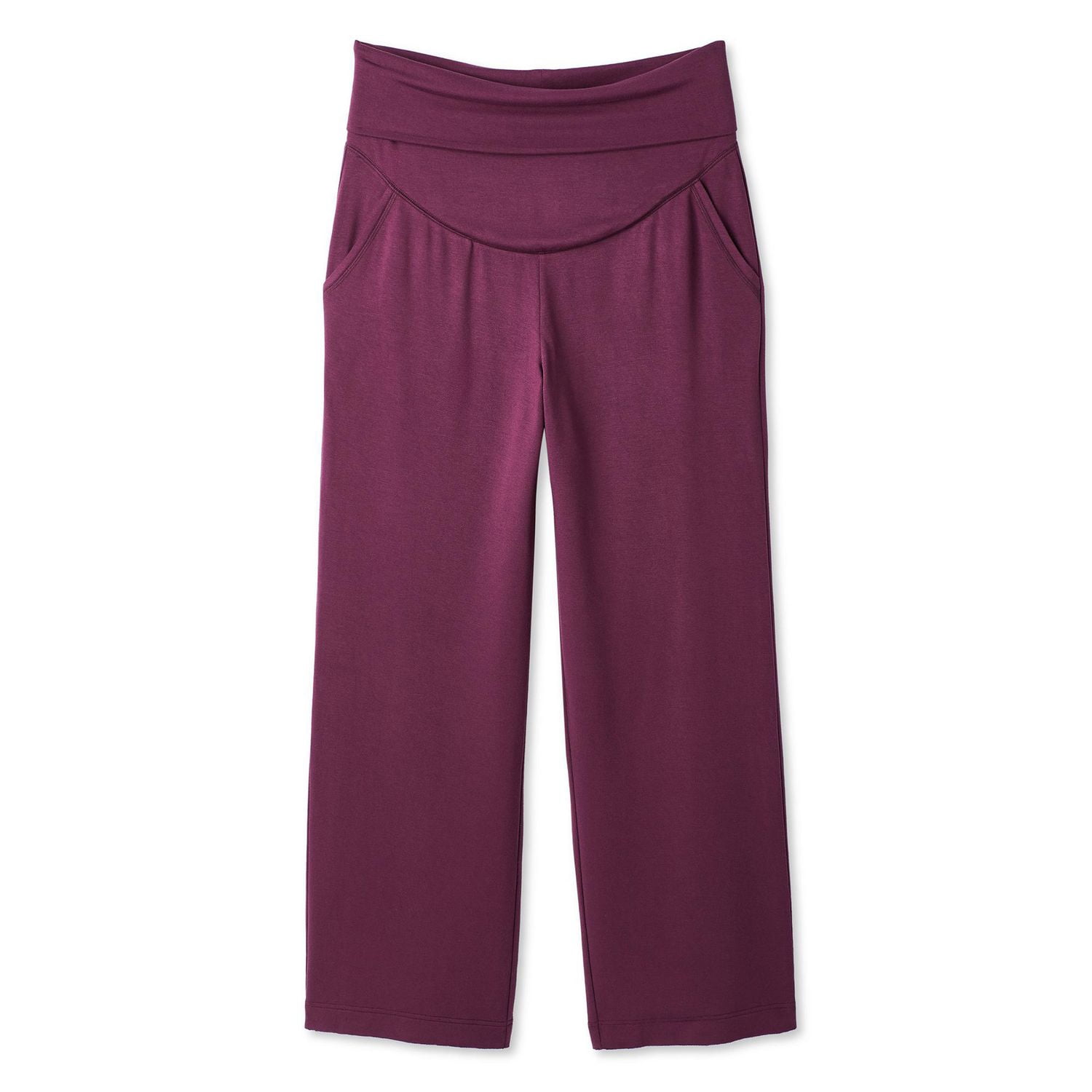 Pantalon de détente à jambe large par-dessus le ventre Paisley Sky Maternité