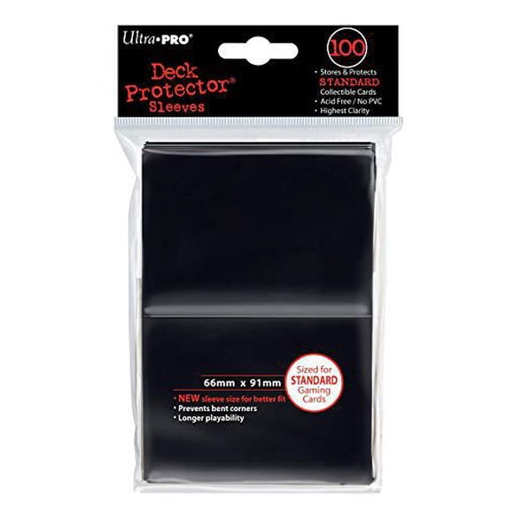 Ultra Pro Deck Protège-Poignets Standard - Noir (100)