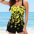 thumbnail image 4 of Two Piece Bathing Suit For Women Tummy Control Bathing Suits Athletic Blouson Swim Tank Top With Shorts, 4 of 7