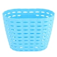 thumbnail image 2 of Blue Detachable Plastic Bike Basket for Kids Storage Use Durable Lightweight Water Resistant 1Pc, 2 of 8