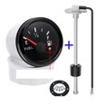 thumbnail image 2 of Universal Car Fuel Gauge+Fuel Level Sensor 100~600mm For 52mm Fuel Level Gauge 240-33 Ohm Oil Float Level Sensor RV Boat ,Easy to Install, 2 of 7
