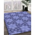 thumbnail image 3 of Ahgly Company Tapis d'Intérieur Lavable en Machine Carré Transitionnel Bleu Ciel, 8 Pieds Carré, 3 of 7