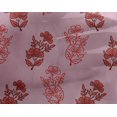 thumbnail image 4 of oneOone Georgette Viscose Blush Pink Fabric Floral Block Sewing Craft Projects Fabric Prints By Yard 42 Inch Wide, 4 of 4