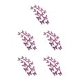 thumbnail image 3 of relayinert Autocollants Muraux Décoratifs Papillons - Bel Ajout à la Maison Multiples LK12 Rouge Rose 5Ensemble, 3 of 6