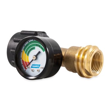 Camco Écrou Acme de Réservoir de Propane 59023 x Filetage Acme avec POL Prest-O-Lite Femelle; avec Protection Thermique; avec Détecteur de Fuite