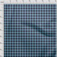 thumbnail image 4 of oneOone Georgette Viscose Medium Blue Fabric Check Craft Projects Decor Fabric Printed By The Yard 42 Inch Wide, 4 of 4