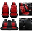 thumbnail image 1 of Maidao Car Seat Covers Leather Set Universal for Mercedes-Benz for GL320 2007-2016 5 Seats Waterproof Front Rear Cushion Protector Red, 1 of 6