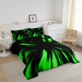 thumbnail image 3 of Erosebridal Abstract Ombre Bedding Queen Comforter Set, Green Black Down Comforter, Chic Geometry Decoration, Reversible, 3 of 7