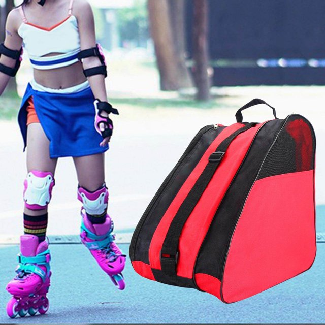 pitrice Skating To Large Capacity Ventilated Inline Skates Fresh Odor-Free Bags Skating Durable Bag For Skaters Bags Bag Red