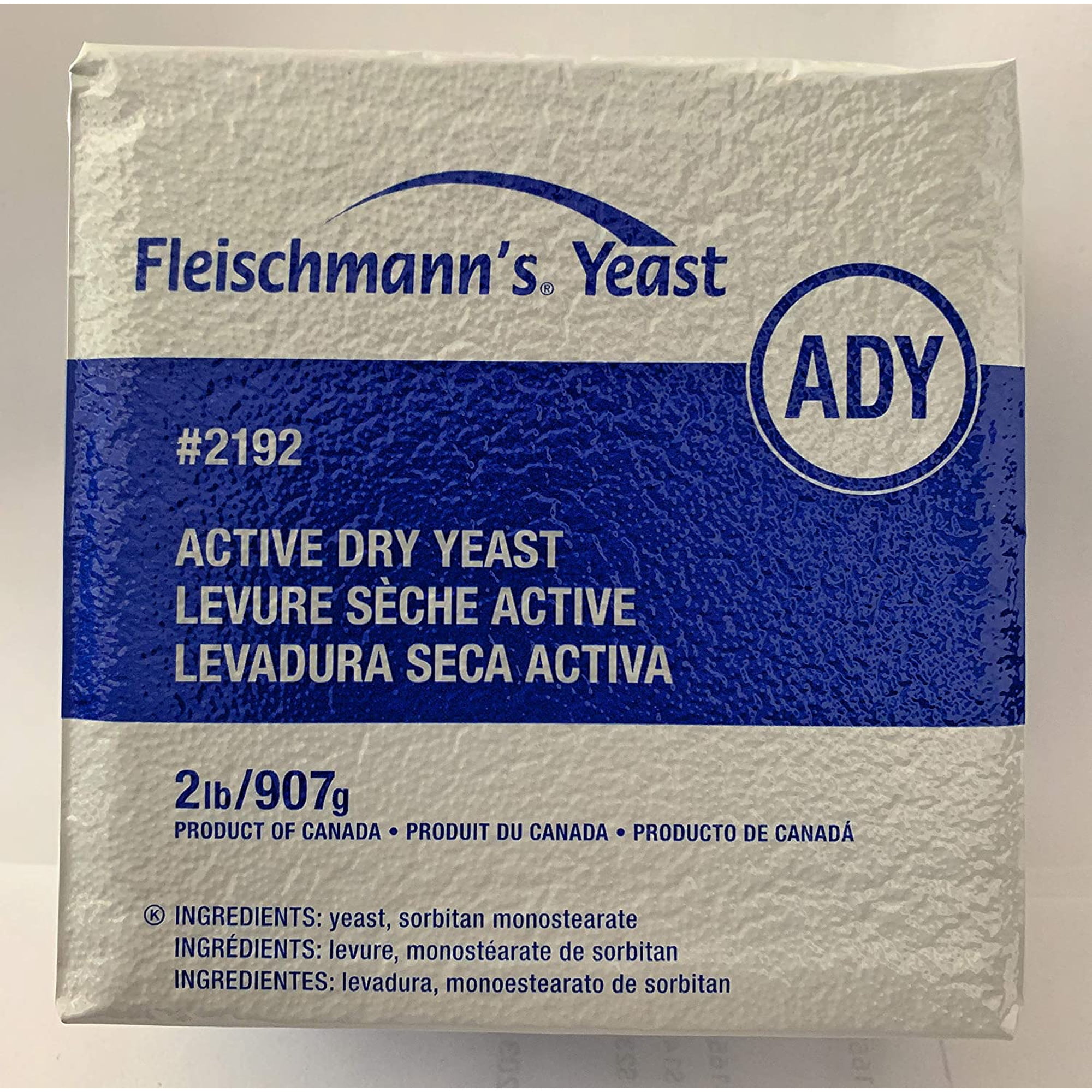 UPC 754715021927 product image for Fleischmann's Fleischmanns Active Dry Yeast Vacuum Pack - 2lb 907g Highly Stable | upcitemdb.com