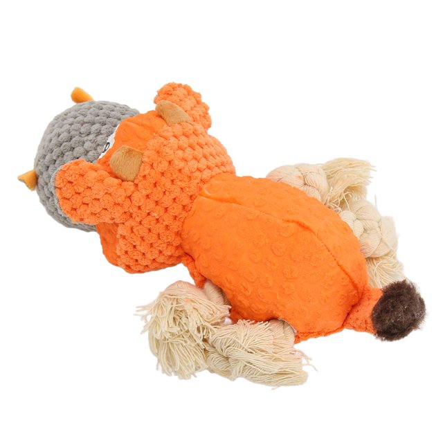 Stuffed Puppy Plush Toy, Relieve Anxiety Dog Squeaky Toy Latex Interactive Safe Washable For Indoor For Dogs
