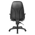 thumbnail image 4 of Deluxe Multi-Function High Back Chair in Dillon Black Faux Leather, 4 of 5
