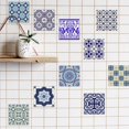 thumbnail image 2 of 10 Sticker Tiles 20x20 Cm Tile Sticker Tile Film Mosaic Tiles Tile Sticker Film Sticker Self-Adhesive Tile Pictures For Bathroom Kitchen Decoration （Random Color）, 2 of 6