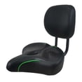 thumbnail image 1 of Bike Seat with Backrest Wide Seats Exercise Bike Seat Cushion Saddle Green, 1 of 10